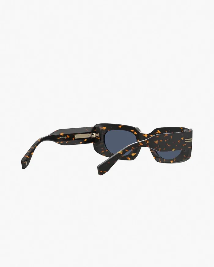 Marc Jacobs Sunglasses Icon Rectangular Sunglasses Havana 8211 Women