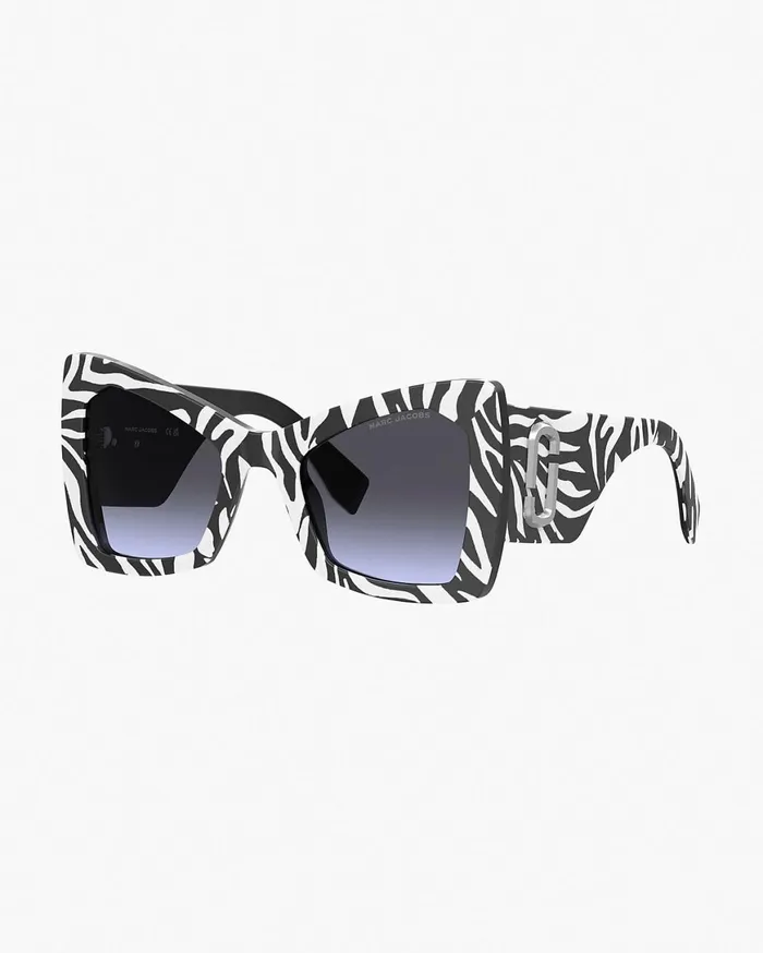 Marc Jacobs Sunglasses The J Marc Oversized Cat Eye Sunglasses Blackwhite 8211 Women