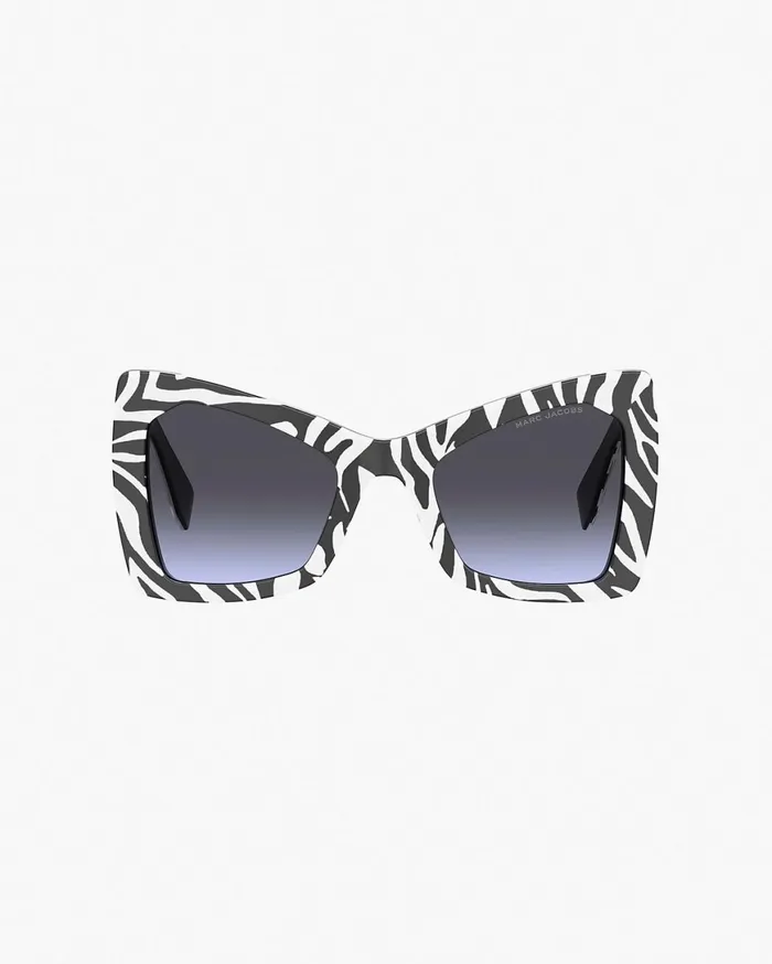Marc Jacobs Sunglasses The J Marc Oversized Cat Eye Sunglasses Blackwhite 8211 Women