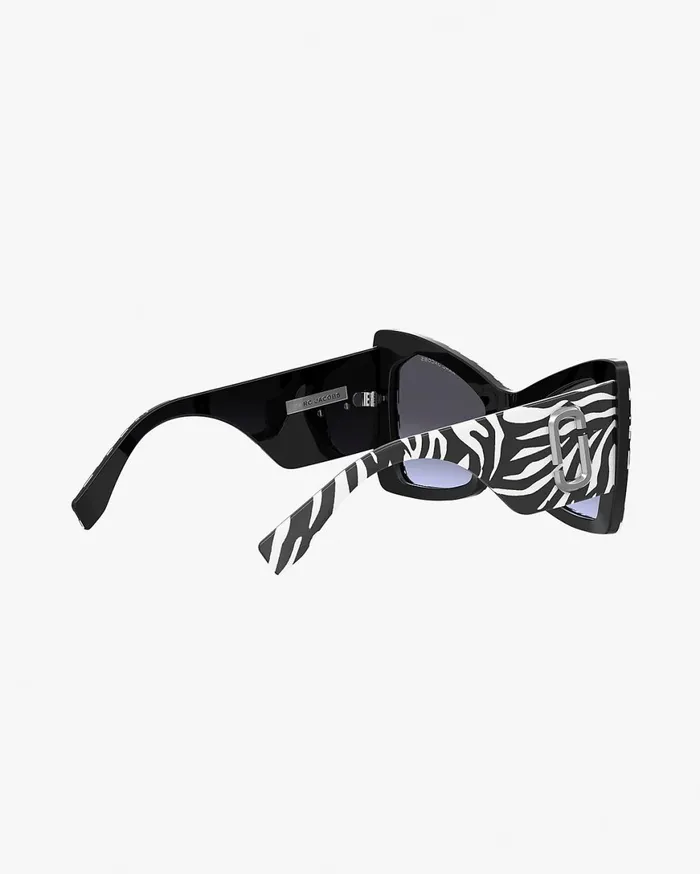 Marc Jacobs Sunglasses The J Marc Oversized Cat Eye Sunglasses Blackwhite 8211 Women