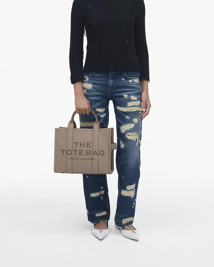 Marc Jacobs The Tote Bag The Leather Medium Tote Bag Cement 8211 Women