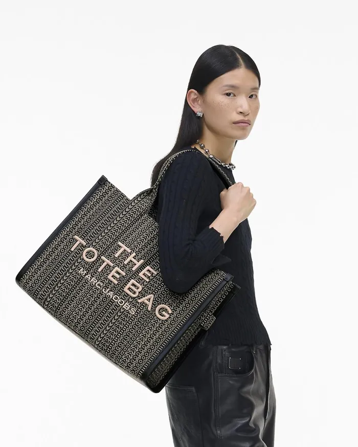 Marc Jacobs The Tote Bag The Monogram Jacquard Large Tote Bag Beige Multi 8211 Women