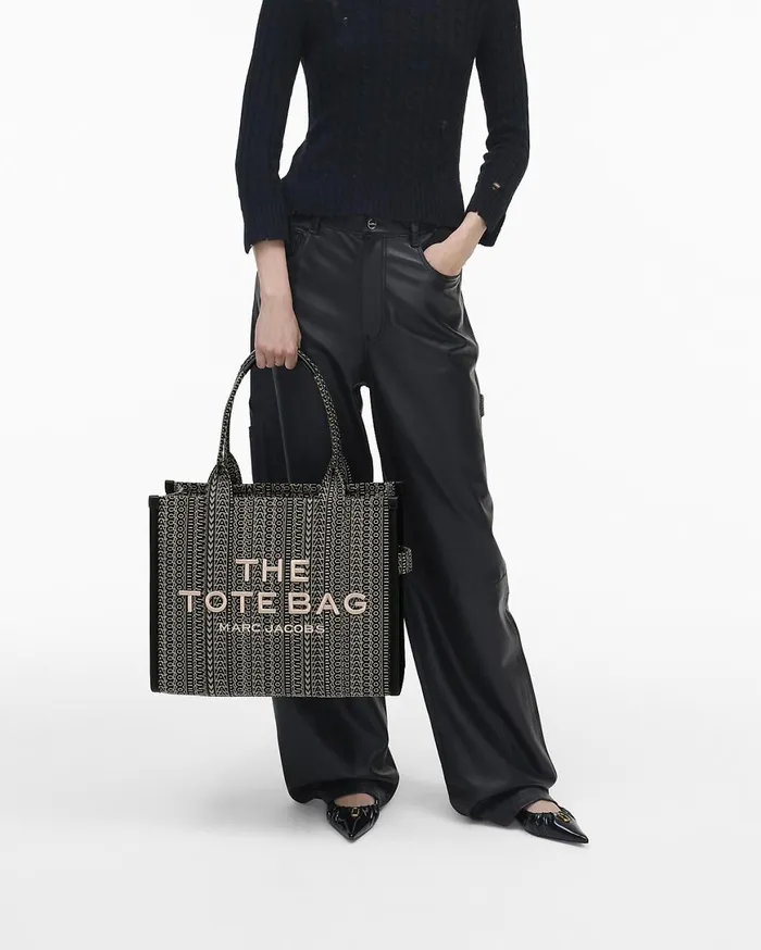 Marc Jacobs The Tote Bag The Monogram Jacquard Large Tote Bag Beige Multi 8211 Women