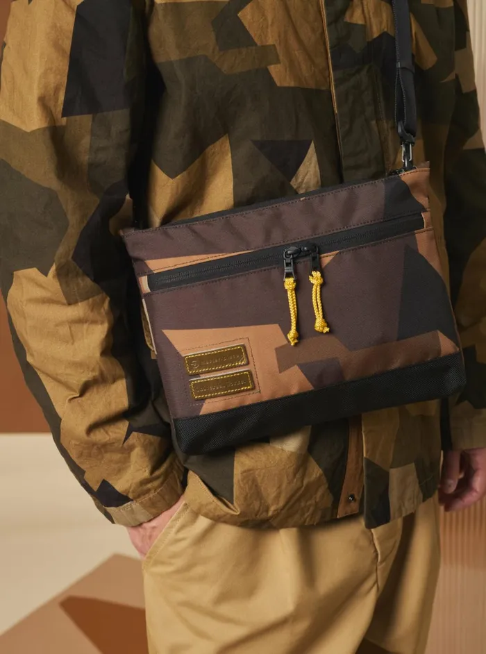 Masterpiece X Shoulder Bag In Camo Recycled Tech Canv Men Universal Works Bags