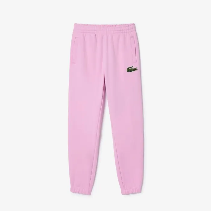 Matching Sets WomenMen Lacoste Unisex Organic Cotton Fleece Sweatpants Pink Ixv