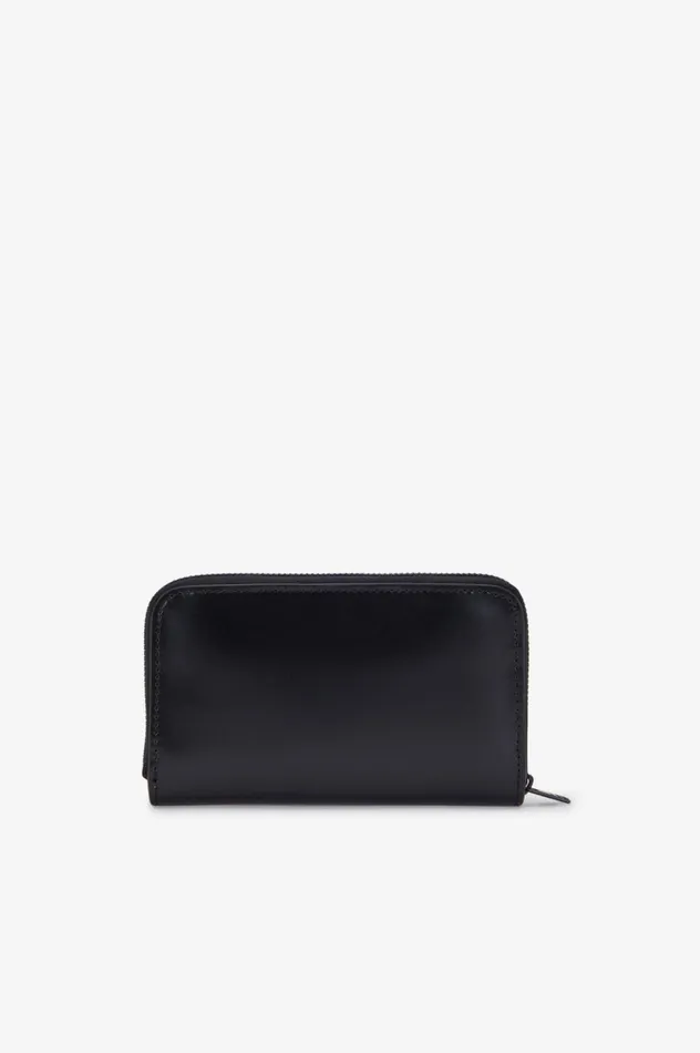 Men Amy Winehouse FoundationLeather Wallet Black Fred Perry Accessories
