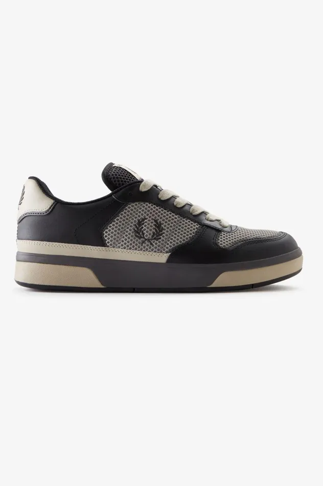 Men B300 Blackgunmetal Fred Perry Shoes