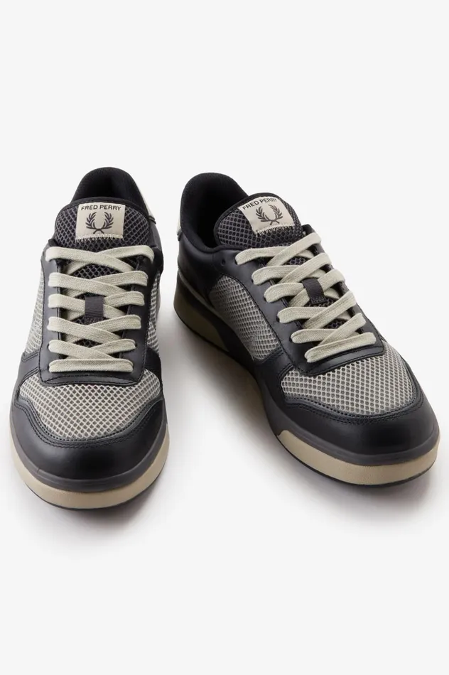 Men B300 Blackgunmetal Fred Perry Shoes