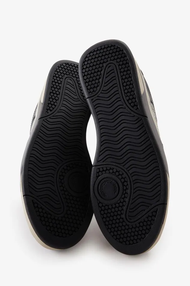 Men B300 Blackgunmetal Fred Perry Shoes