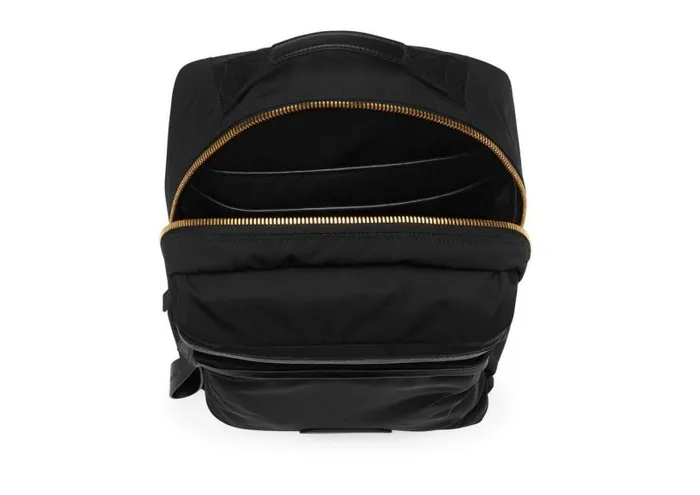 Men Backpacks Tom Ford Recycled Nylon Backpack Black Men Backpacks Tom Ford Recycled Nylon Backpack Black
