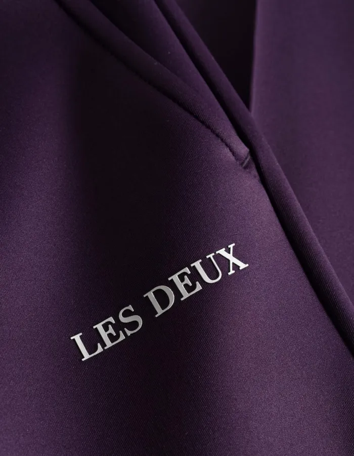 Men Ballier Casual Track Pants 8211 Blackberry Les Deux Pants