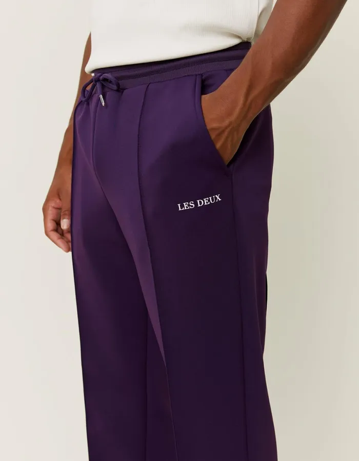 Men Ballier Casual Track Pants 8211 Blackberry Les Deux Pants