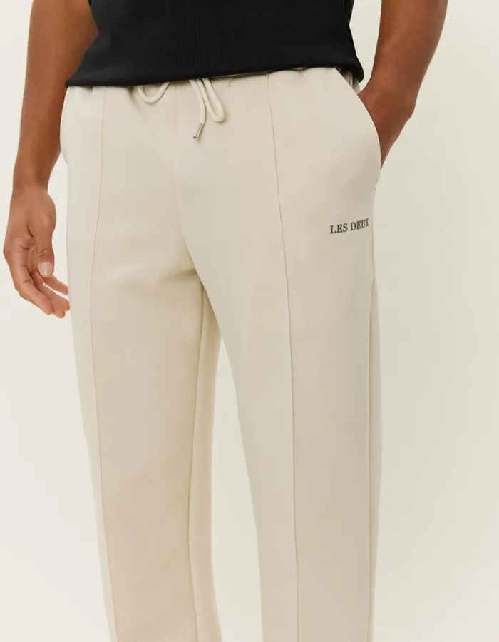 Men Ballier Casual Track Pants 8211 Ivory Les Deux Pants