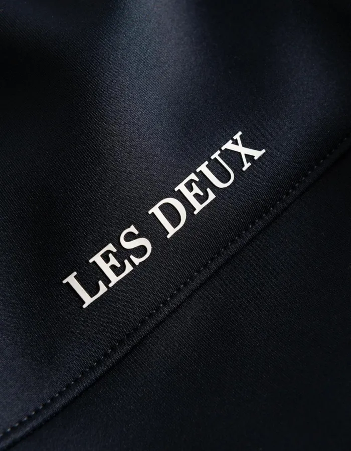 Men Ballier Track Jacket 8211 Dark Navy Les Deux HoodiesSweatshirts