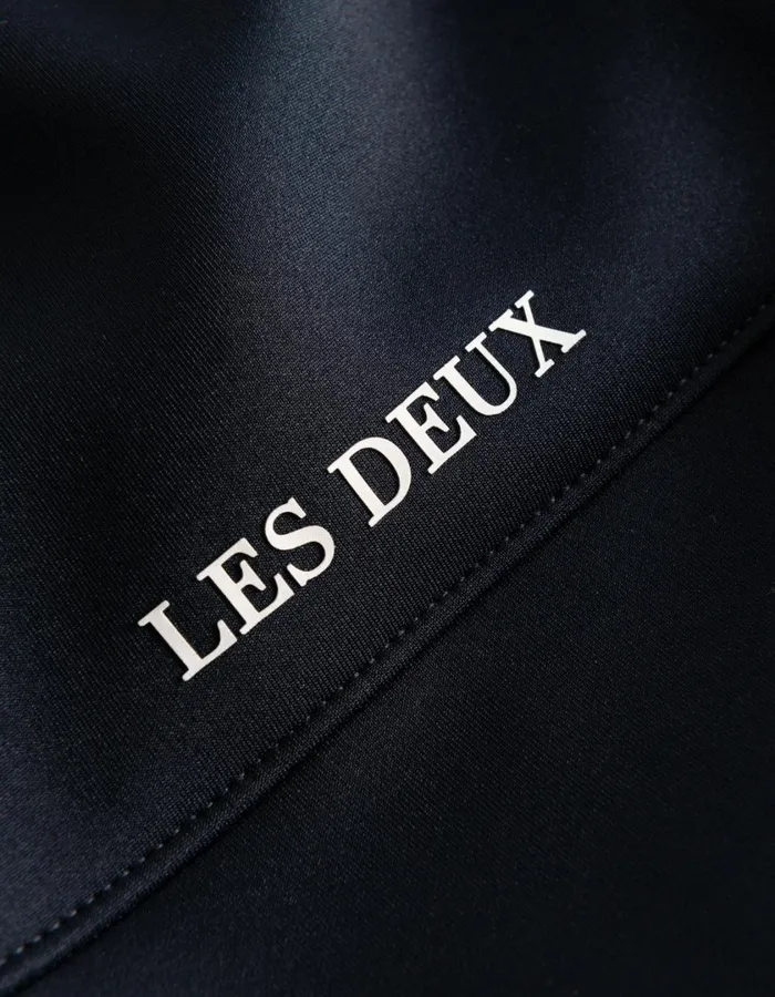 Men Ballier Track Jacket 8211 Dark Navy Les Deux HoodiesSweatshirts