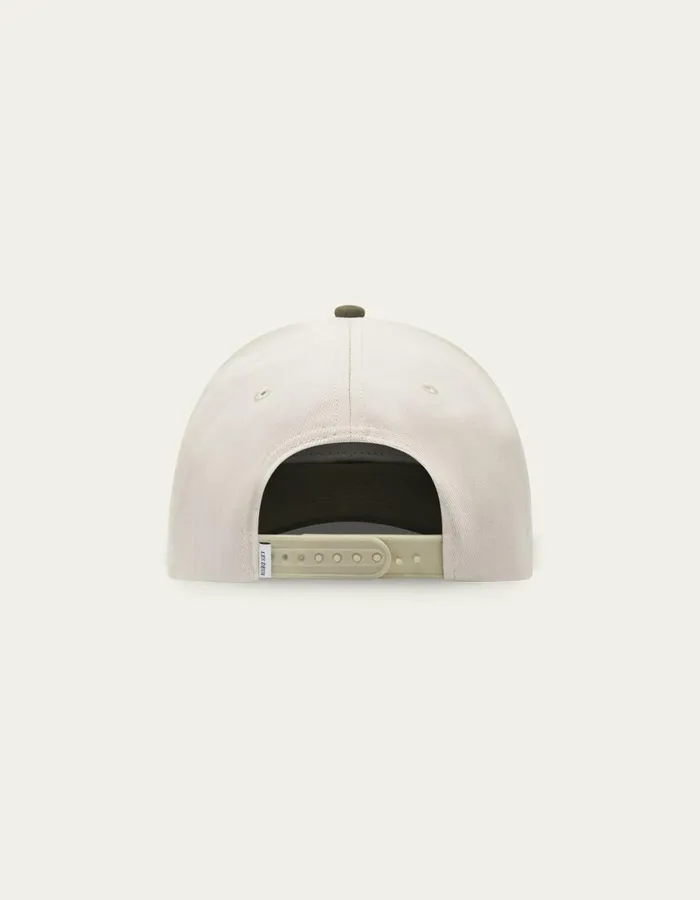 Men Baseball Cap Contrast Suede II 8211 Light Desert SandForest Green Les Deux CapsHats