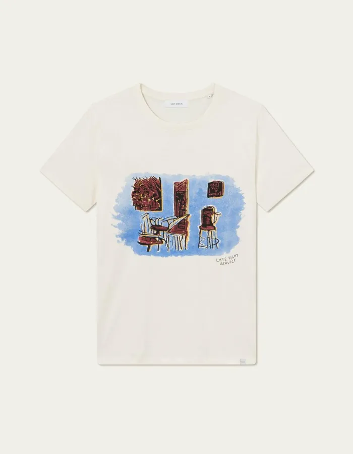 Men Berkeley TShirt 8211 Ivory Les Deux Tshirts