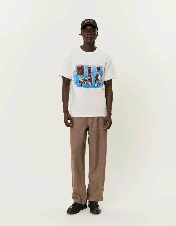 Men Berkeley TShirt 8211 Ivory Les Deux Tshirts