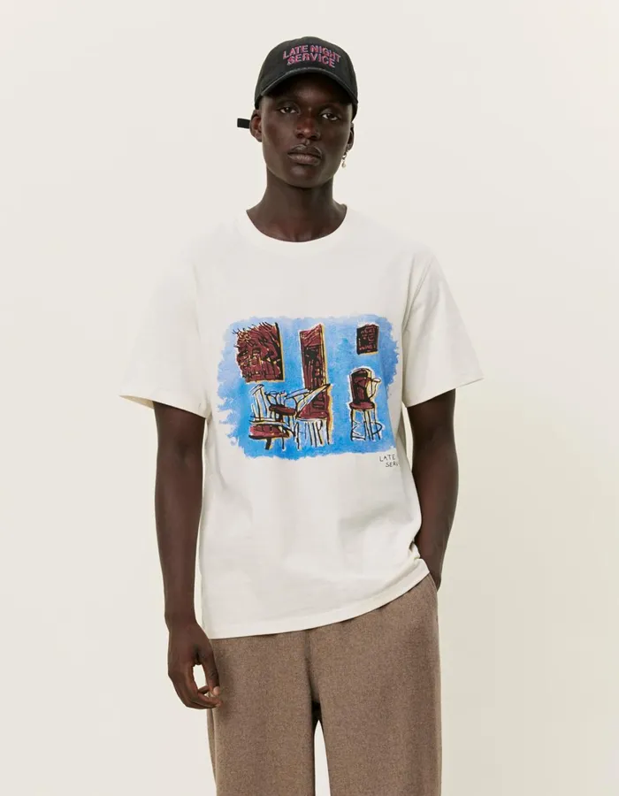 Men Berkeley TShirt 8211 Ivory Les Deux Tshirts