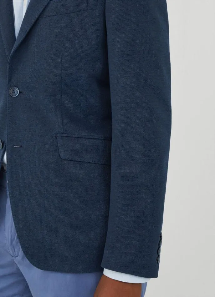 Men Blazers Hackett London Detachable Bib Blazer Navy