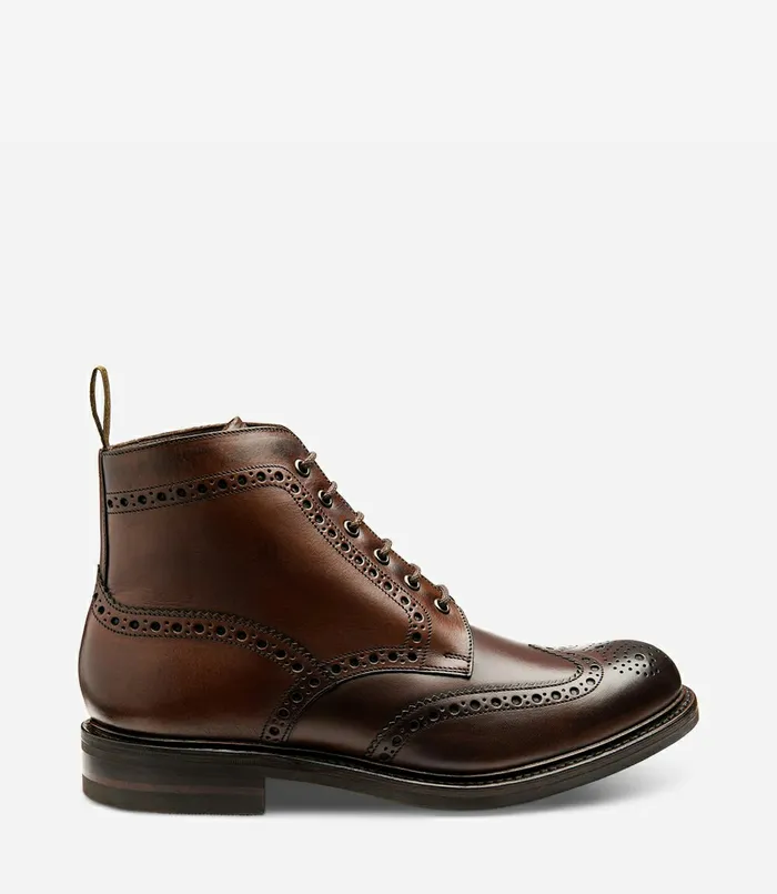 Men Boots Loake Bedale Dark Brown