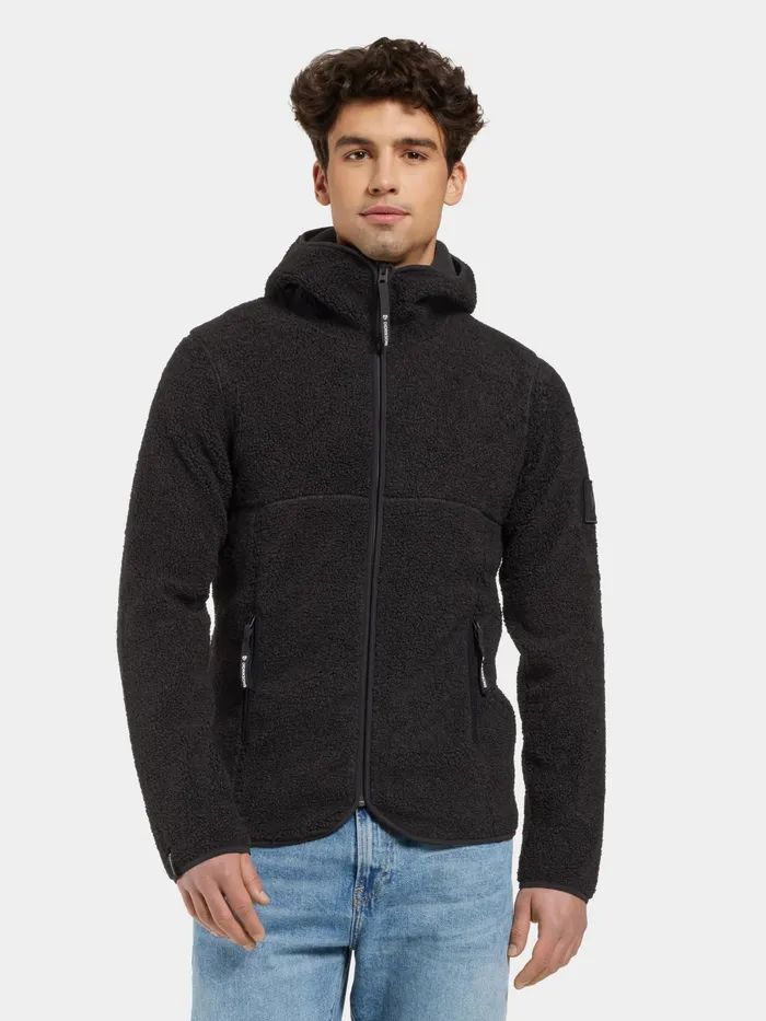 Men Bror FullZip Black Didriksons Spring Jackets