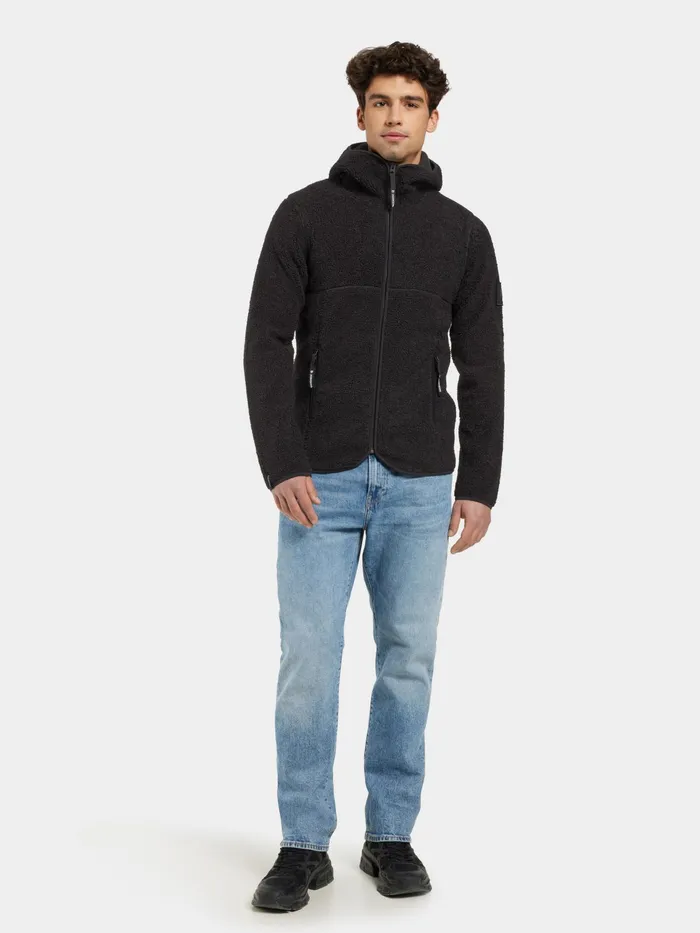 Men Bror FullZip Black Didriksons Spring Jackets