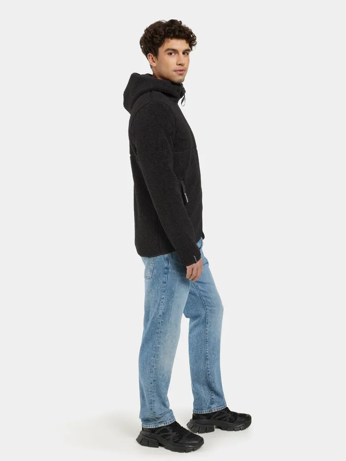 Men Bror FullZip Black Didriksons Spring Jackets