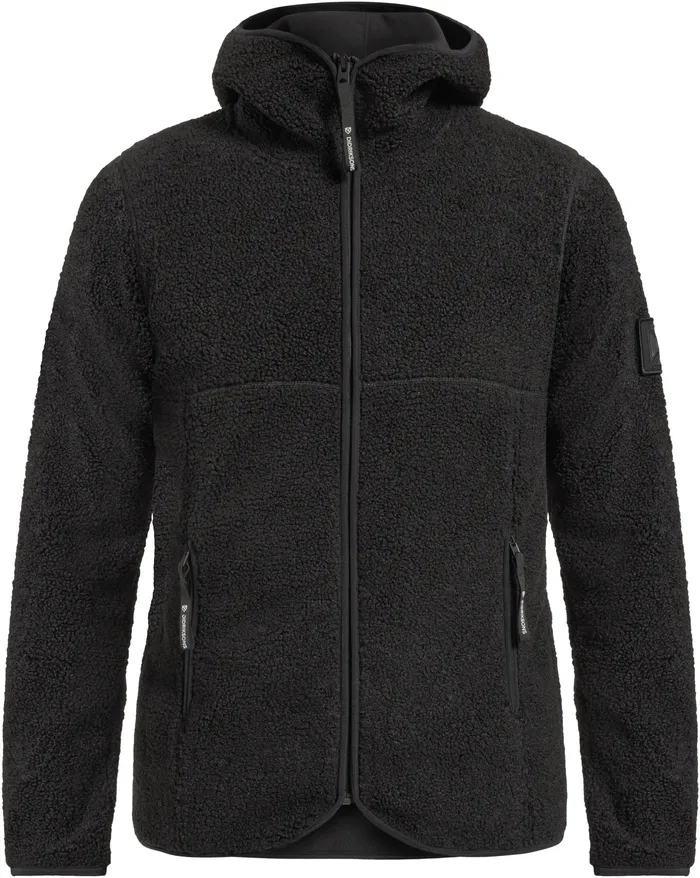 Men Bror FullZip Black Didriksons Spring Jackets