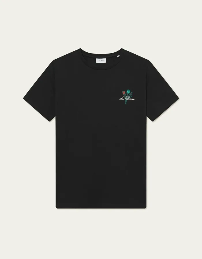 Men Bruno Caf TShirt 8211 BlackBlack Les Deux Tshirts