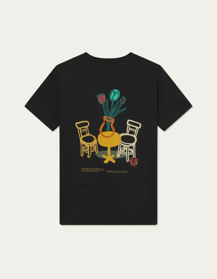 Men Bruno Caf TShirt 8211 BlackBlack Les Deux Tshirts