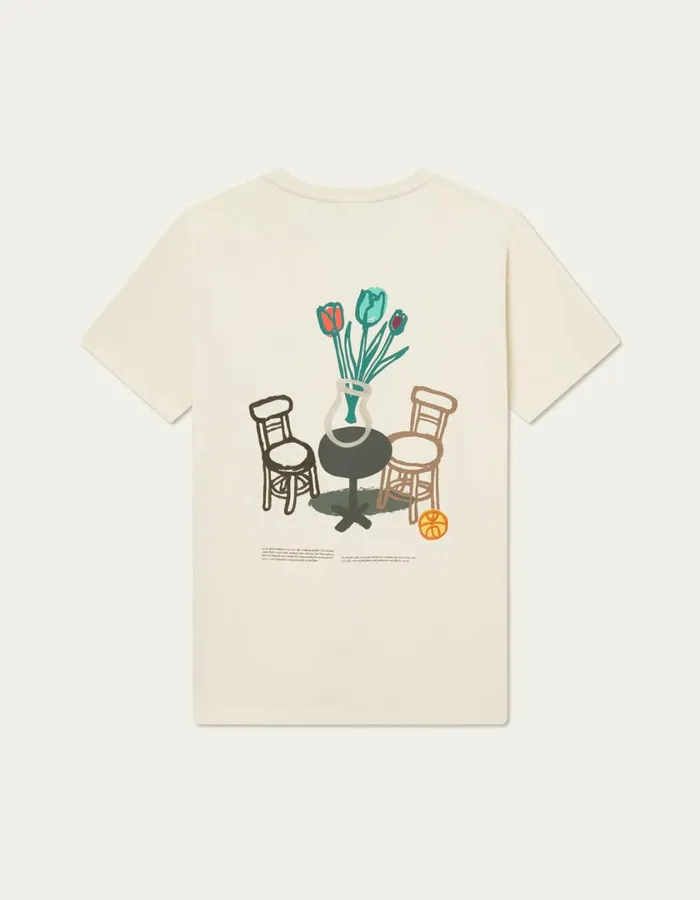Men Bruno Caf TShirt 8211 Light Ivory Les Deux Tshirts