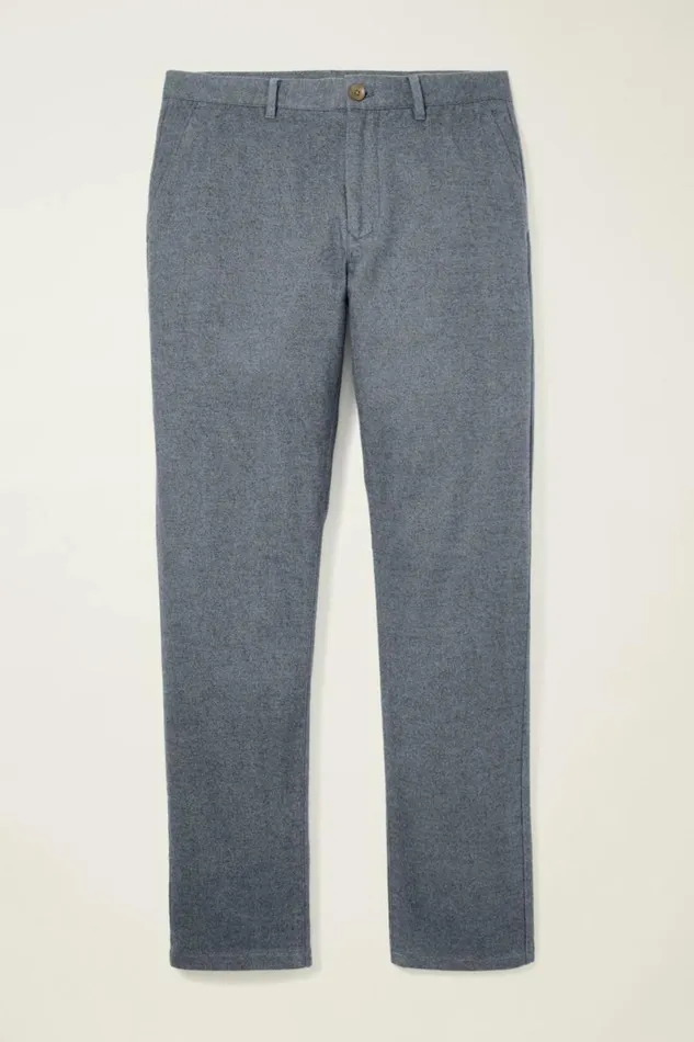Men Brushed Twill Chino Navy Blue Bonobos Chinos