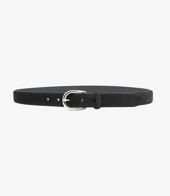Men Casual Belts Loake Harry Belt Black Suede Men Casual Belts Loake Harry Belt Black Suede