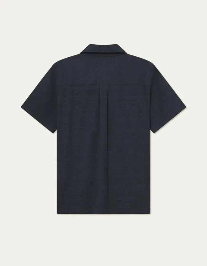 Men Charlie SS Shirt 8211 Dark Navy Les Deux ShirtsOvershirts