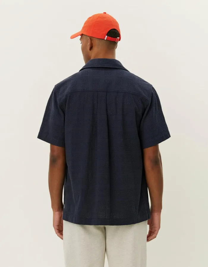 Men Charlie SS Shirt 8211 Dark Navy Les Deux ShirtsOvershirts