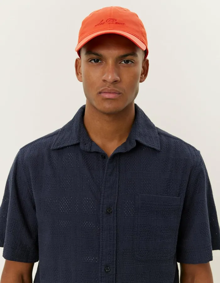 Men Charlie SS Shirt 8211 Dark Navy Les Deux ShirtsOvershirts