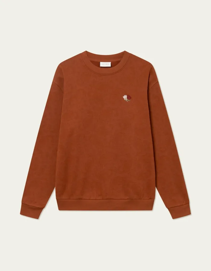 Men Clyde AOP Sweatshirt 8211 Arabian Spice Les Deux HoodiesSweatshirts
