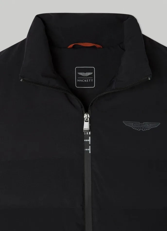 Men Coats and Jackets Hackett London Hackett Sport Padded Gilet Black