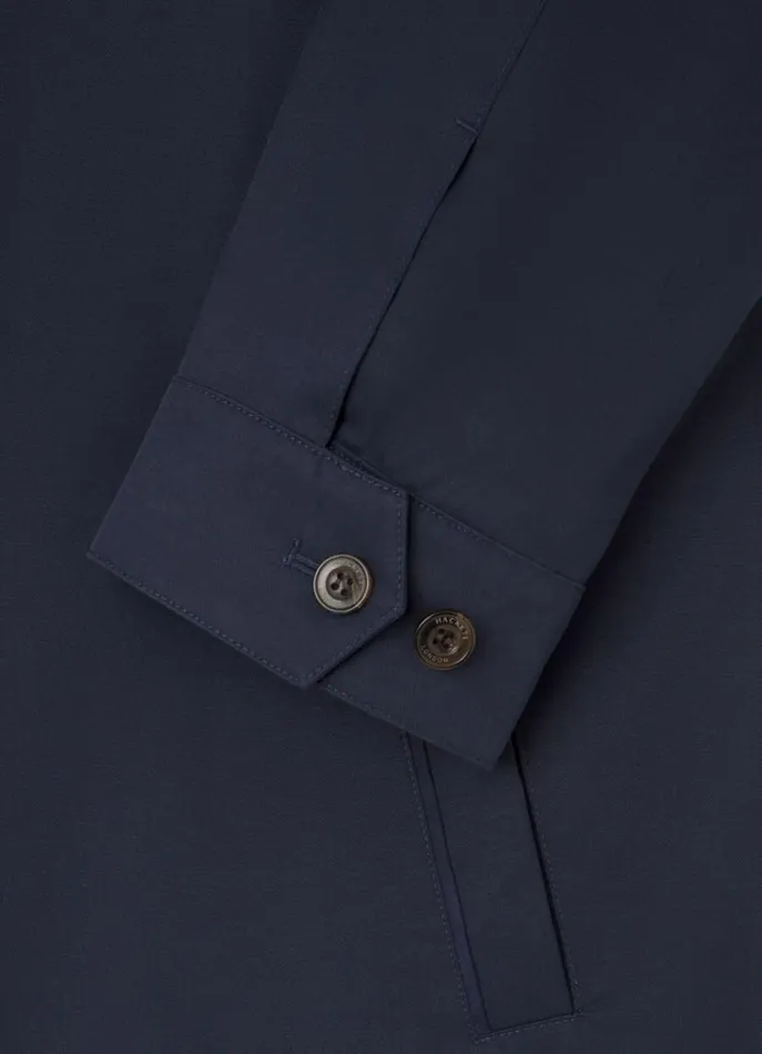 Men Coats and Jackets Hackett London Harrington Jacket Navy