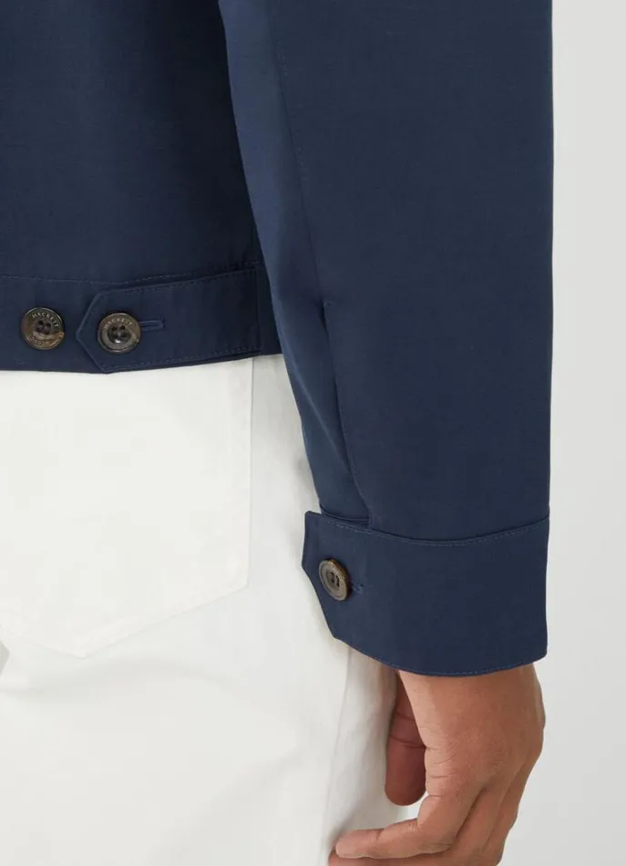 Men Coats and Jackets Hackett London Harrington Jacket Navy