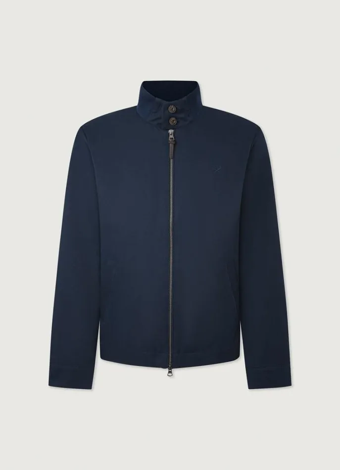 Men Coats and Jackets Hackett London Harrington Jacket Navy