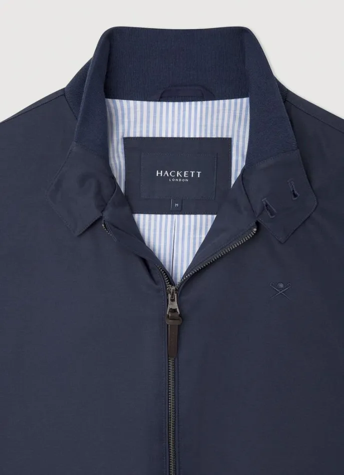 Men Coats and Jackets Hackett London Harrington Jacket Navy