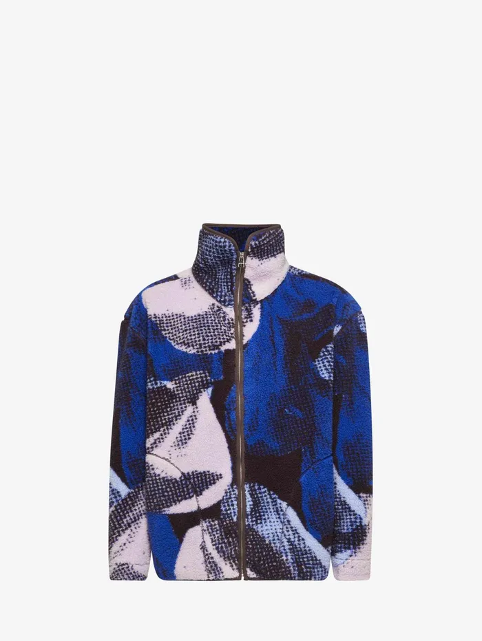 Men Coats and Jackets JW Anderson PRINTED ZIP FRONT JACKET Bluemulti 8211 Do Not Use Men Coats and Jackets JW Anderson PRINTED ZIP FRONT JACKET Bluemulti 8211 Do Not Use