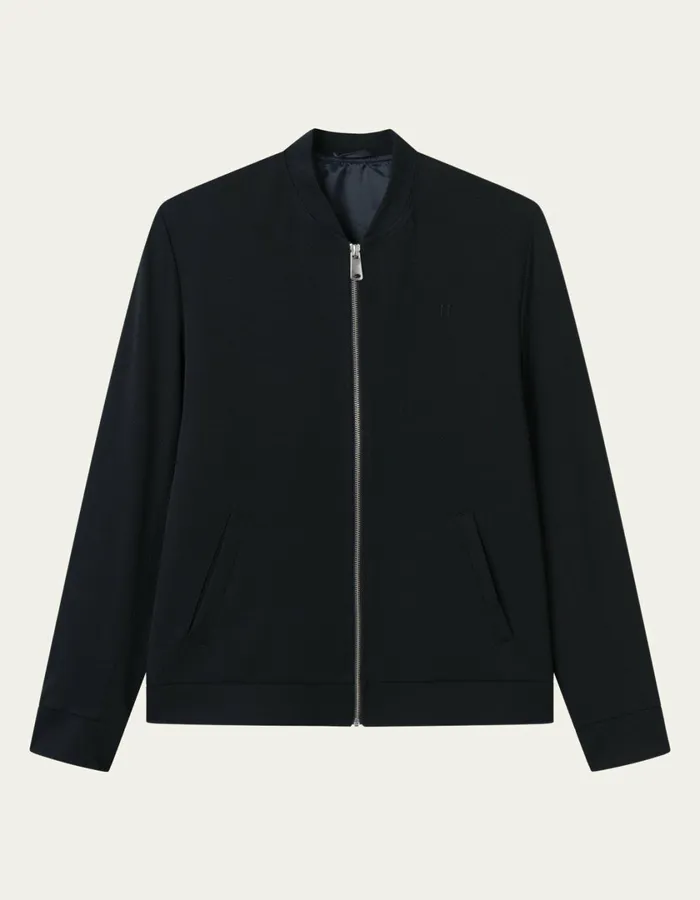 Men Como Bomber Jacket 8211 BlackBlack Les Deux JacketsCoats