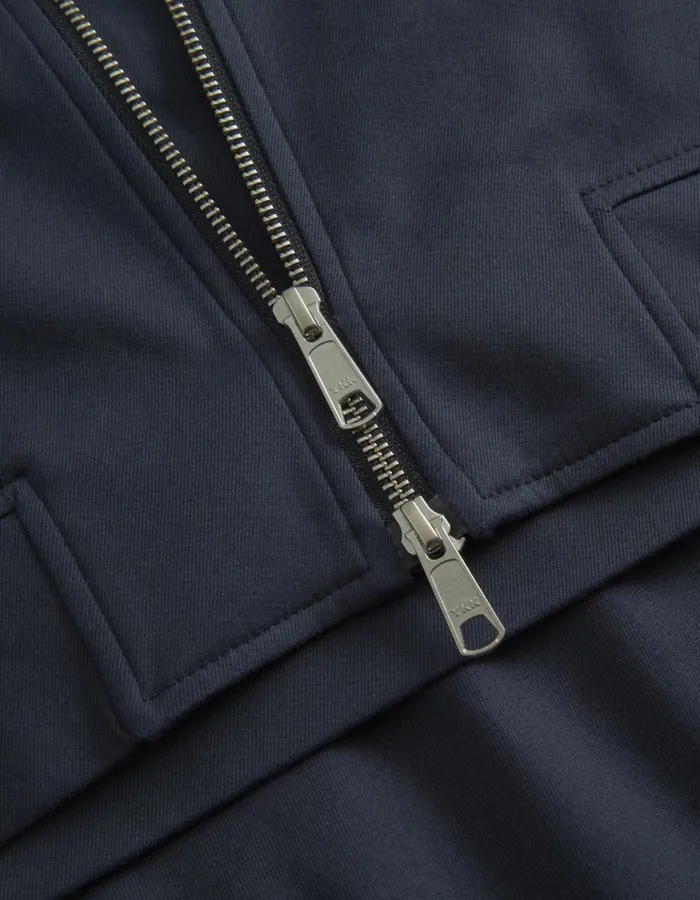 Men Como Cotton Coach Jacket 8211 Dark Navy Les Deux JacketsCoats