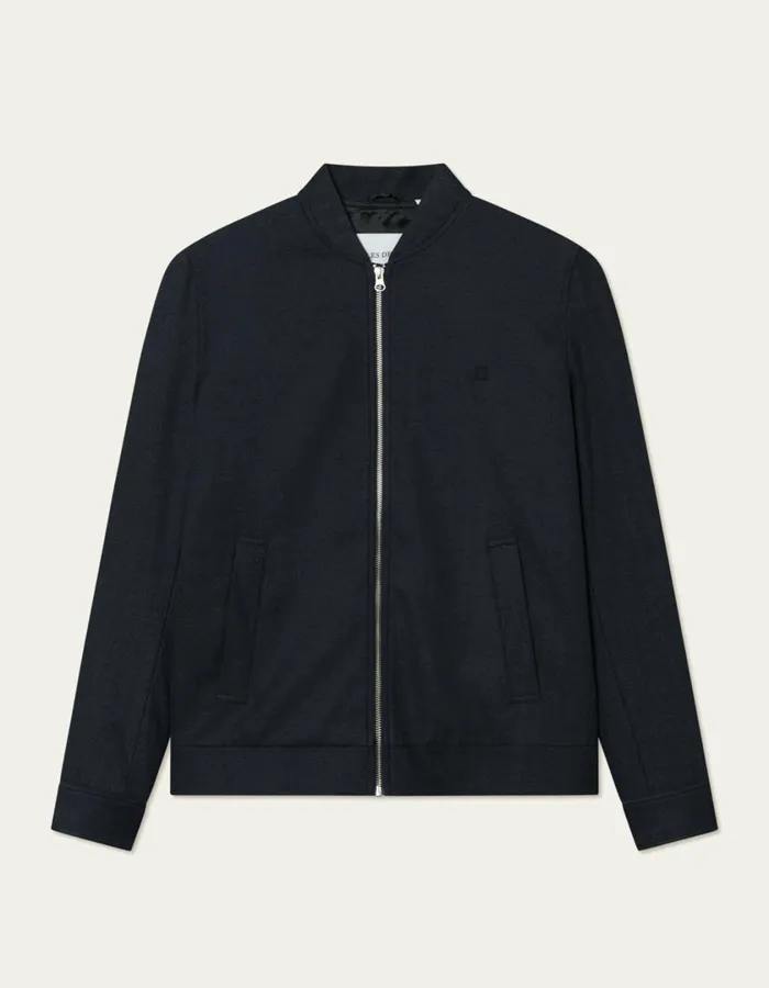 Men Como Reg Herringbone Bomber Jacket 8211 Dark NavyDark Grey Melange Les Deux JacketsCoats Men Como Reg Herringbone Bomber Jacket 8211 Dark NavyDark Grey Melange Les Deux JacketsCoats