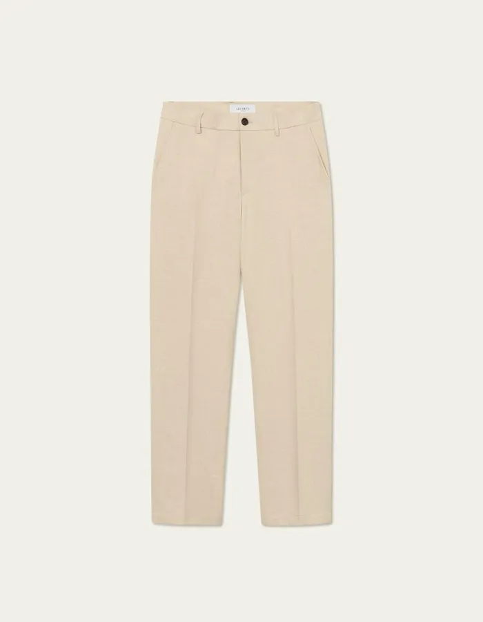 Men Como Reg Twill Pants 8211 Light Desert Sand Melange Les Deux Pants