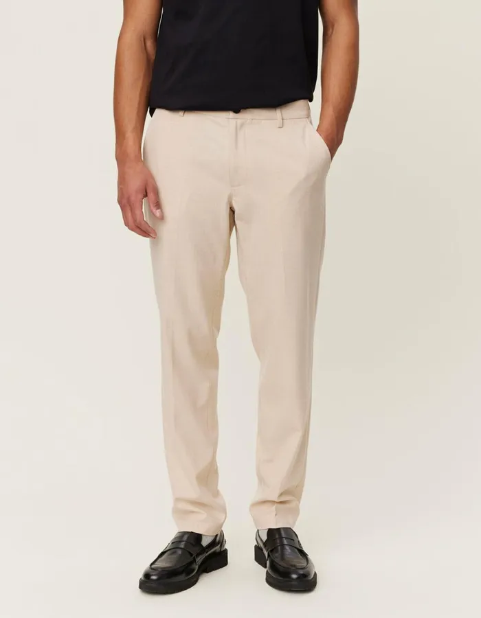 Men Como Reg Twill Pants 8211 Light Desert Sand Melange Les Deux Pants Men Como Reg Twill Pants 8211 Light Desert Sand Melange Les Deux Pants