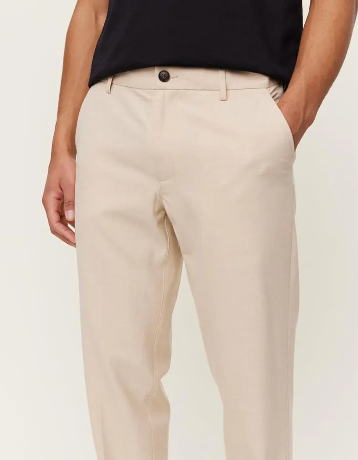 Men Como Reg Twill Pants 8211 Light Desert Sand Melange Les Deux Pants Men Como Reg Twill Pants 8211 Light Desert Sand Melange Les Deux Pants